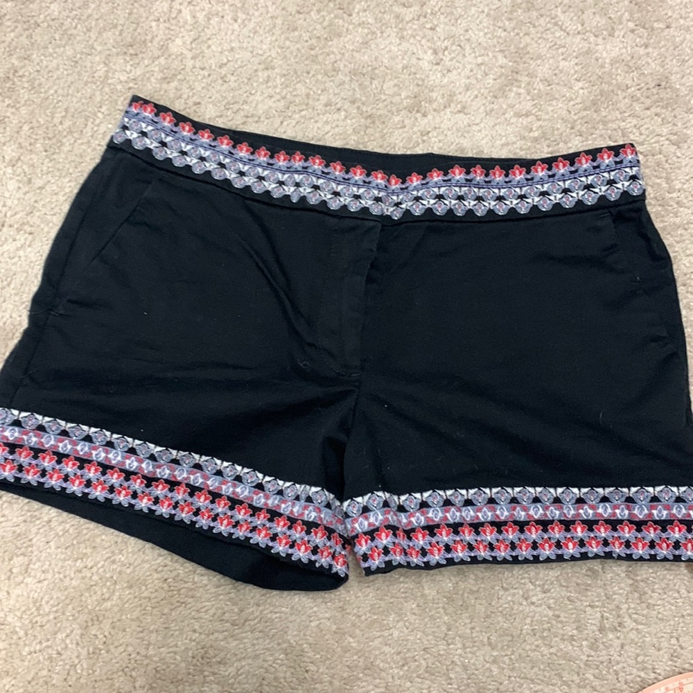 LOFT embroidered Riviera Shorts